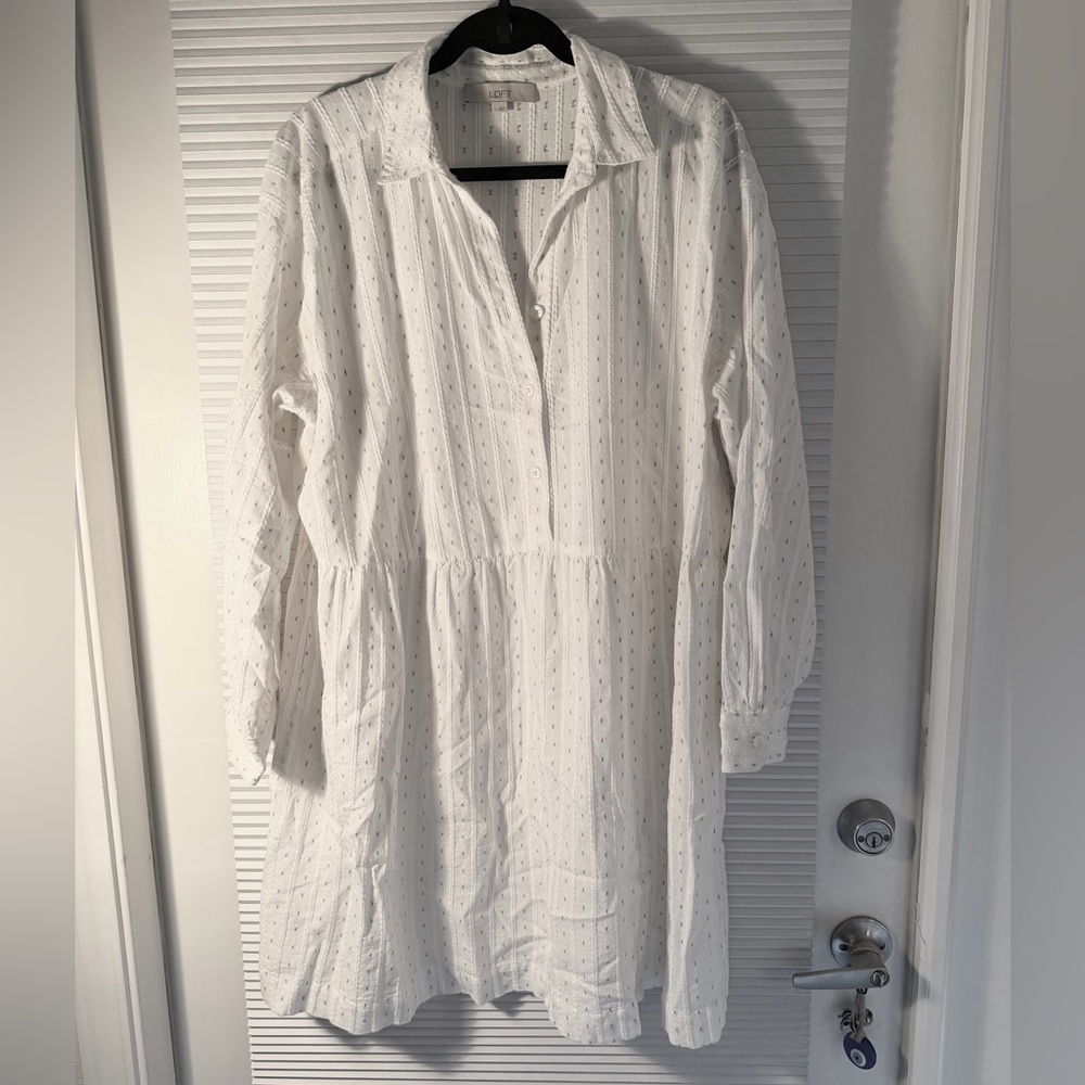 Loft dress white